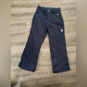 Spyder snow/ski pants Kids 12. Navy blue like new, waist and length adjustable